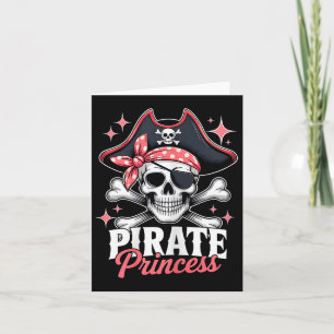 Tarjeta Tasa de morosidad Princesa Halloween Skull Bow Tie