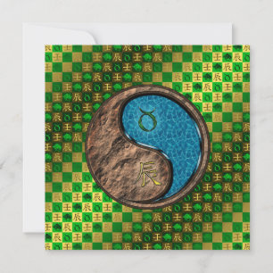 Tarjeta Tauro & Dragón de Agua