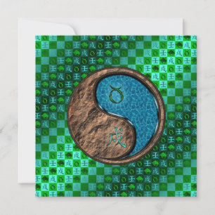 Tarjeta Tauro & Perro de Agua