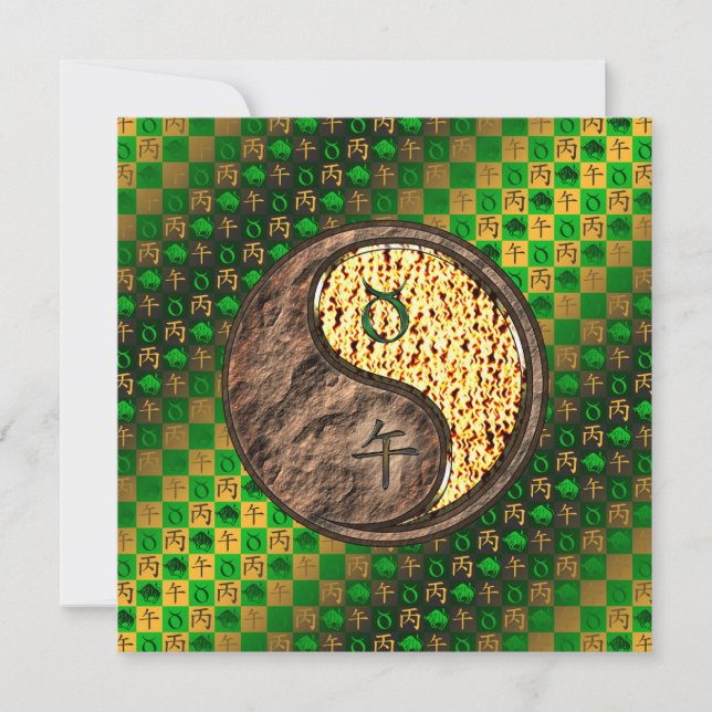 Tarjeta Taurus & Fire Horse (Anverso)