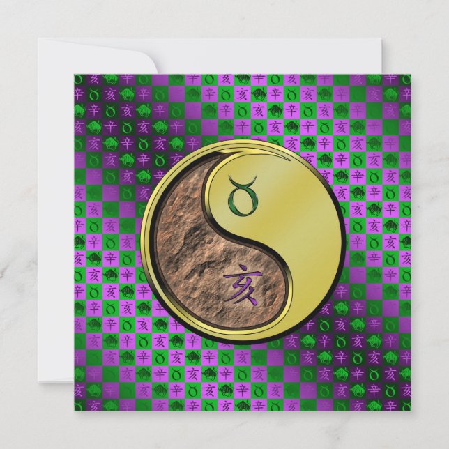 Tarjeta Taurus & Metal Boar (Anverso)