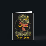 Tarjeta Taurus Temporada Mujer Negra Afroamericana Gorra Z<br><div class="desc">Taurus Temporada Mujer Negra Afroamericana Gorra Zodiaco</div>