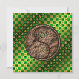 Tarjeta Taurus y el dragón de la Tierra