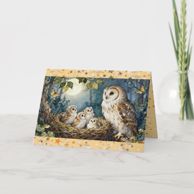 Tarjeta Tawny Nest (Anverso)