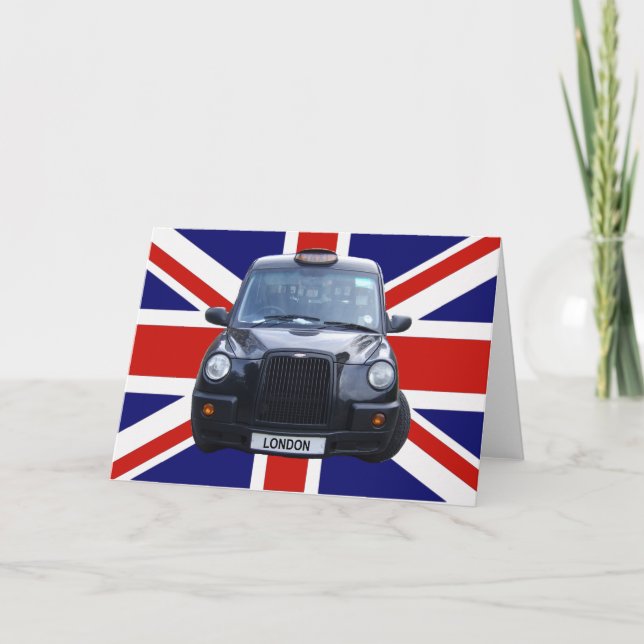 Tarjeta Taxi negro de Londres (Anverso)