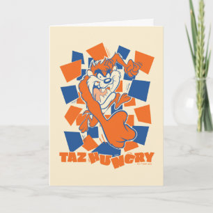 Tarjeta TAZ™ Hungry Smashing Through Checker