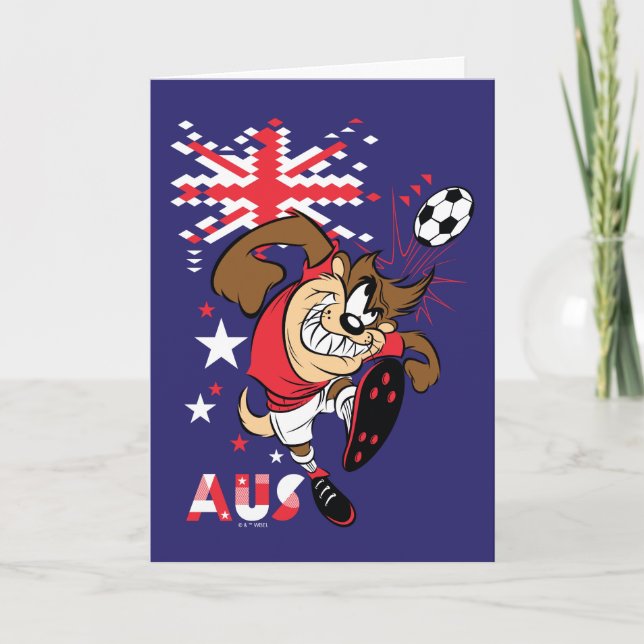 Tarjeta TAZ™ Team Australia Soccer Graphic (Anverso)