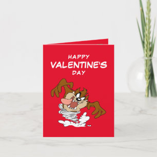 Tarjeta TAZ ™ Torbellino Tornado   Día de San Valentín