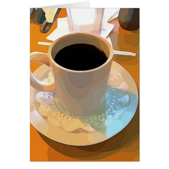 Tarjeta Taza de café