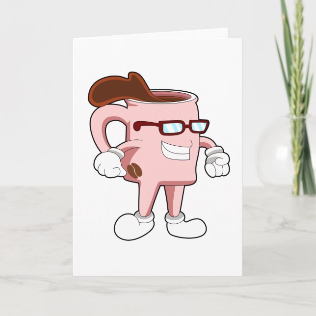 Tarjeta Taza de café con café (Anverso)