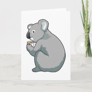 Tarjeta Taza de café de koala