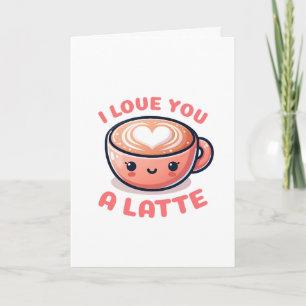 Tarjeta Taza de café "Te Amo Mucho" del Día de San Valentí