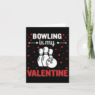 Tarjeta Taza de Corazón Rojo Cupido Amor Gráfico Bowling E