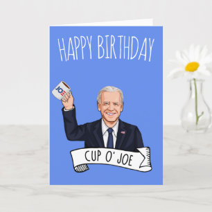 Tarjeta Taza de Joe