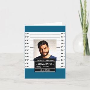 Tarjeta Taza divertida de foto policial