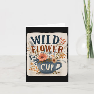 Tarjeta Taza Floreada Genial con Este Aspecto de Flor Silv