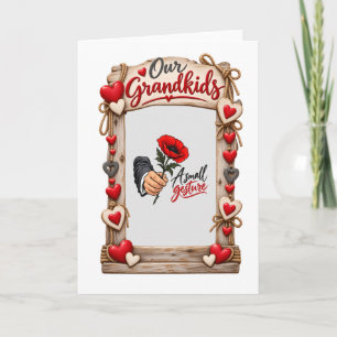 Tarjeta Taza Personalizada con Foto de Nuestros Nietos