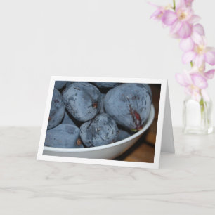 Tarjeta Tazón de Fruta de Fig