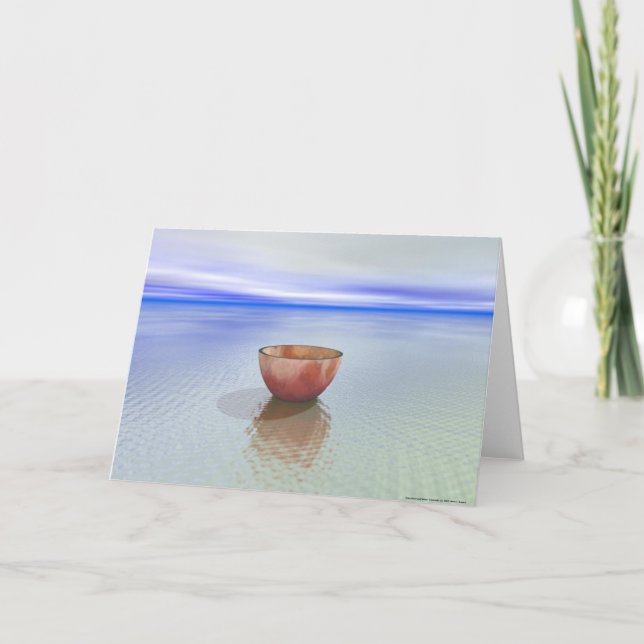 Tarjeta Tazón y agua (Anverso)