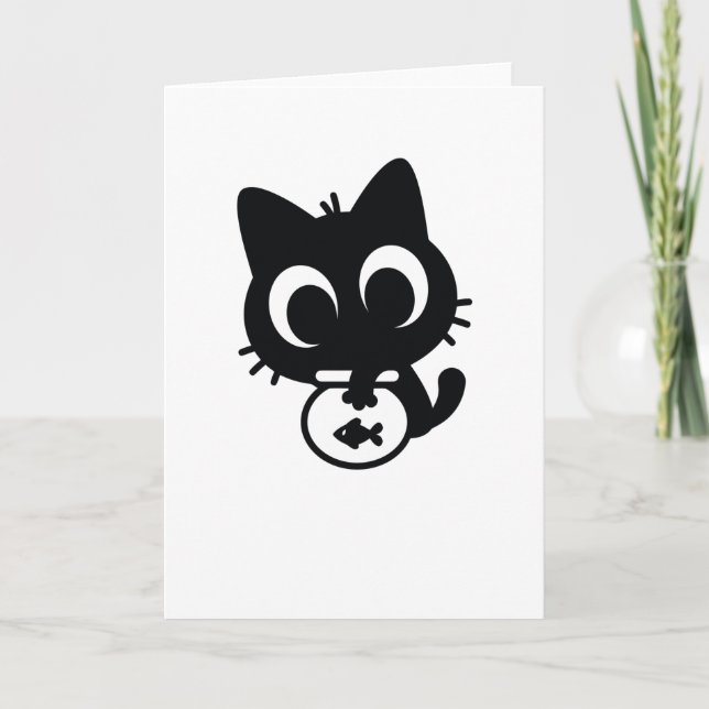 Tarjeta Tazón y la Gatita (Anverso)