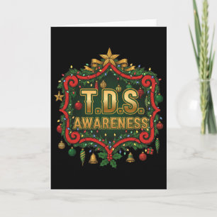 Tarjeta Tds Síndrome de Desquiciamiento de Trump Divertido