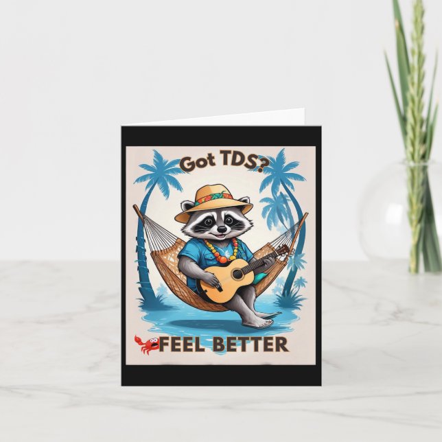 Tarjeta Tds Trump Derangdrome Funny Support (Anverso)