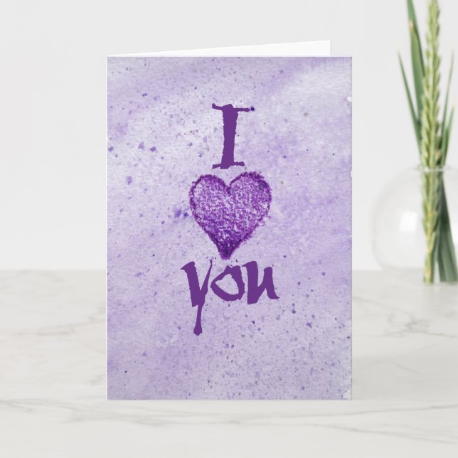 Tarjeta Te amo (Anverso)