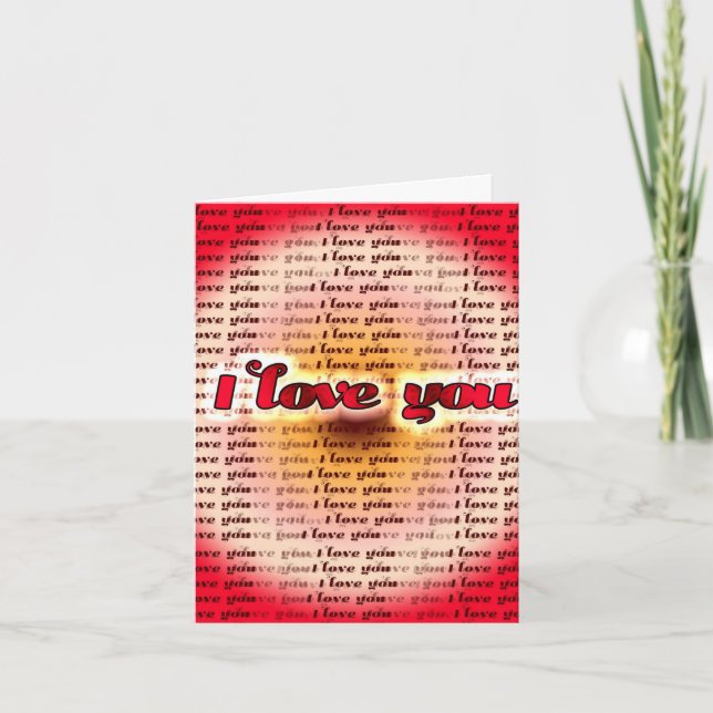 Tarjeta Te Amo (Anverso)