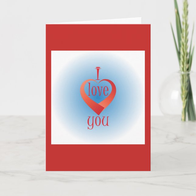 Tarjeta Te amo (Anverso)