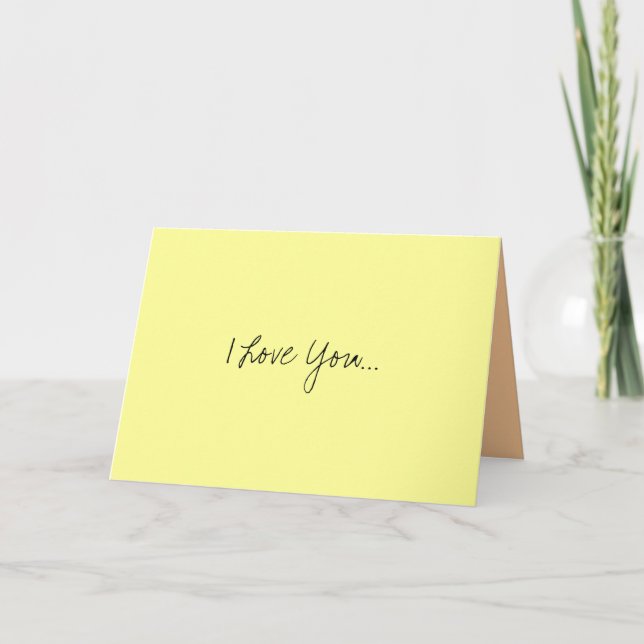 Tarjeta Te Amo... (Anverso)