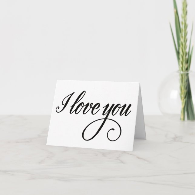 Tarjeta Te amo (Anverso)