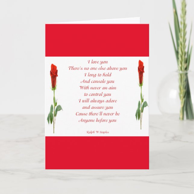 Tarjeta Te amo (Anverso)