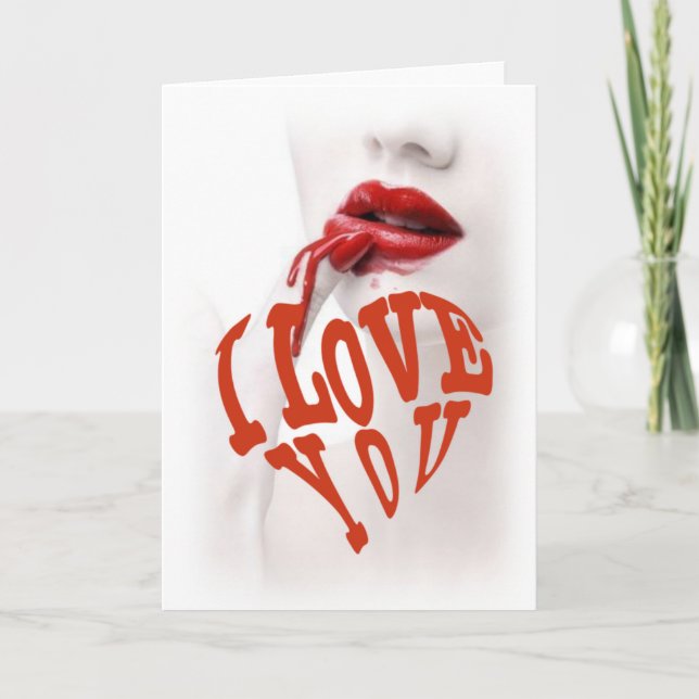 Tarjeta Te amo (Anverso)