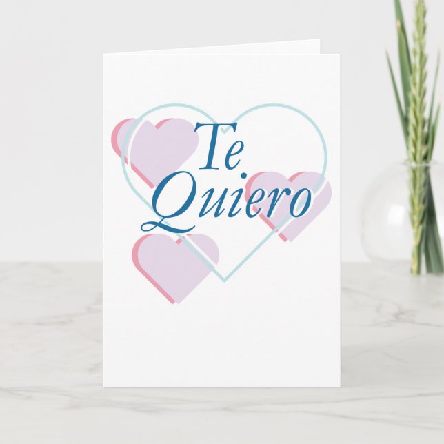 Tarjeta Te Amo (Anverso)