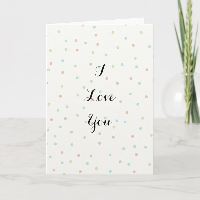 Tarjeta Te Amo (Anverso)