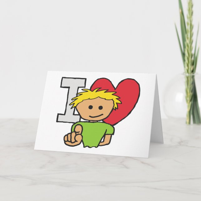 Tarjeta Te Amo (Anverso)