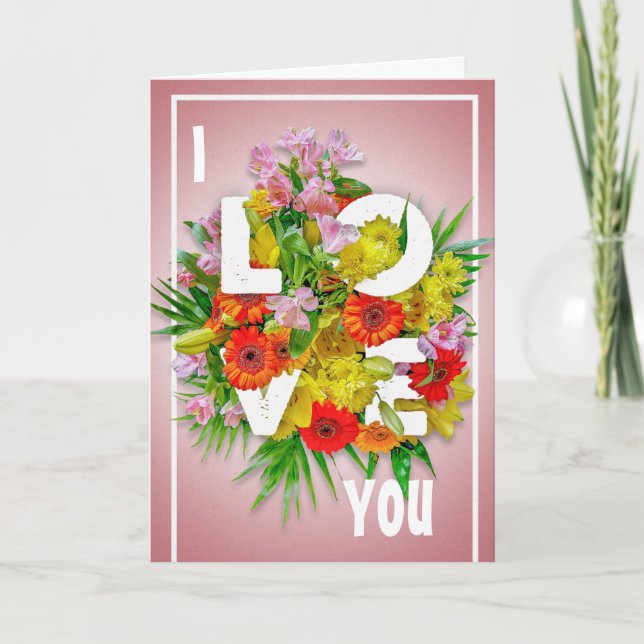 Tarjeta Te amo (Anverso)