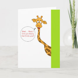 Tarjeta ¡Te amo!
