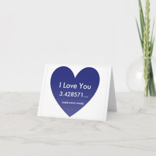 Tarjeta Te Amo, 3.4285714...