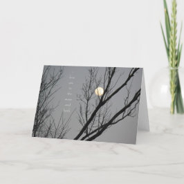 Tarjeta Te amo a la luna y de vuelta, en blanco dentro