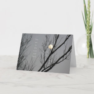 Tarjeta Te amo a la luna y de vuelta, en blanco dentro