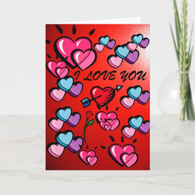 Tarjeta Te amo a ti_ Card_by Elenne (Anverso)