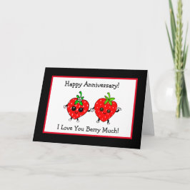 Tarjeta Te Amo Berry Mucho Feliz Aniversario