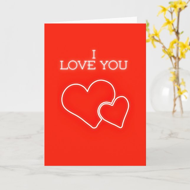Tarjeta Te Amo Clásico Amor Romántico (flor amarilla)