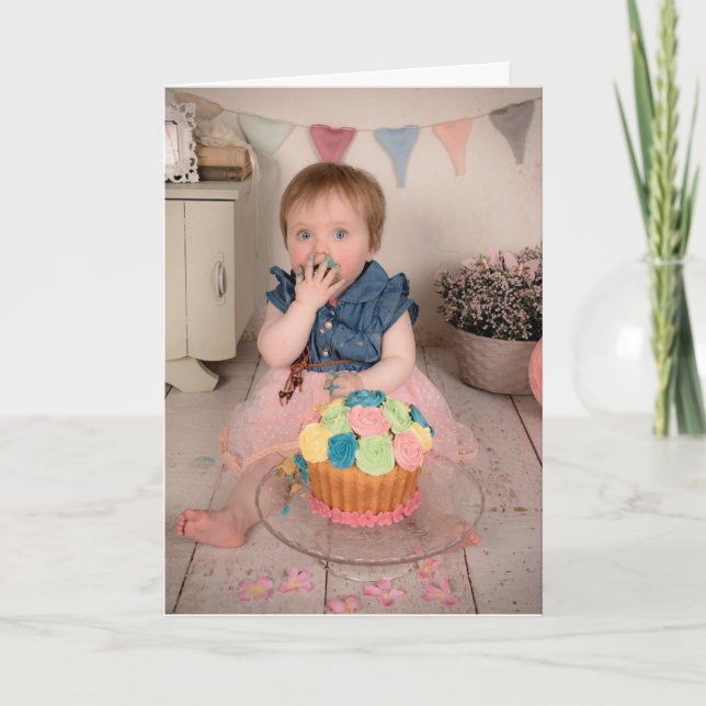 TARJETA TE AMO COMO UN NIÑO GORDO AMA EL PASTEL SALUDO  (Anverso)