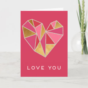 Tarjeta Te amo con cada pedazo de mi corazón