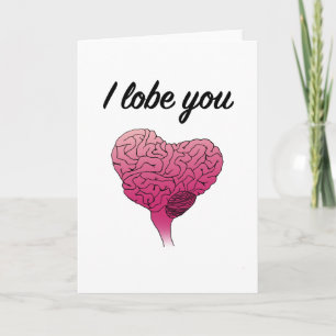 Tarjeta Te amo con cerebro