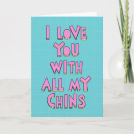 Tarjeta Te amo con todos mis mentes, feliz cumpleaños
