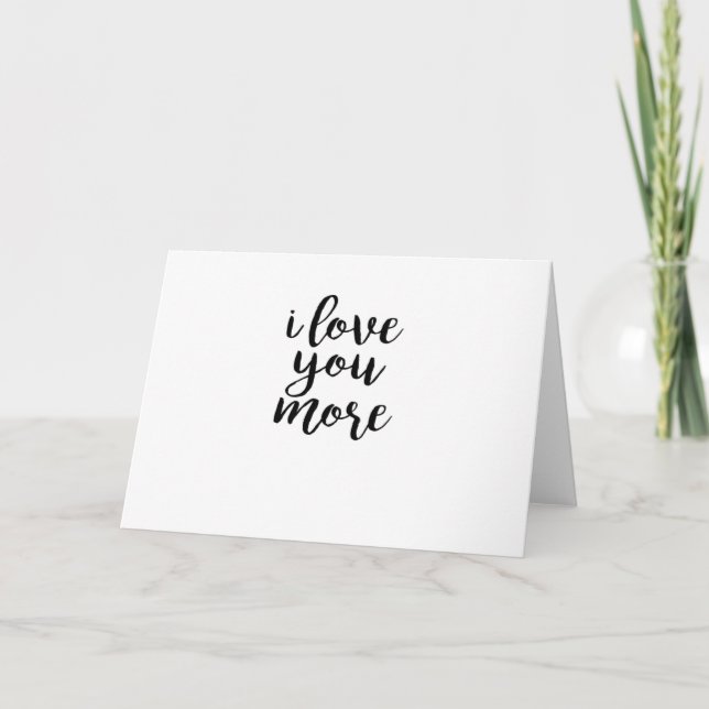 Tarjeta Te Amo Diseño De Amor Más Elegante  (Anverso)