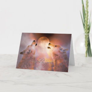 Tarjeta Te Amo Dos Lobos Soul Mates